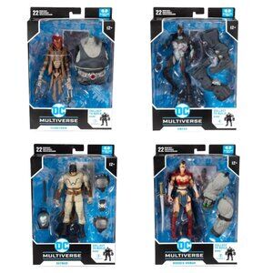 DC Multiverse Bane Complete 4 Piece Set Last Knight On Earth McFarlane Figures